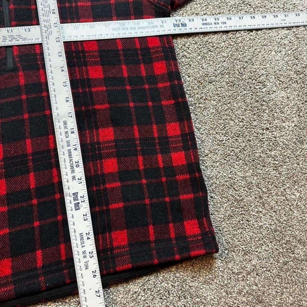 The North Face Fleece Mens Medium Leo Gordon Lyon‎ 1/4 Zip Jacket Plaid - Picture 5 of 5